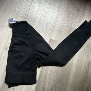 Gymshark long sleeve cropped workout top